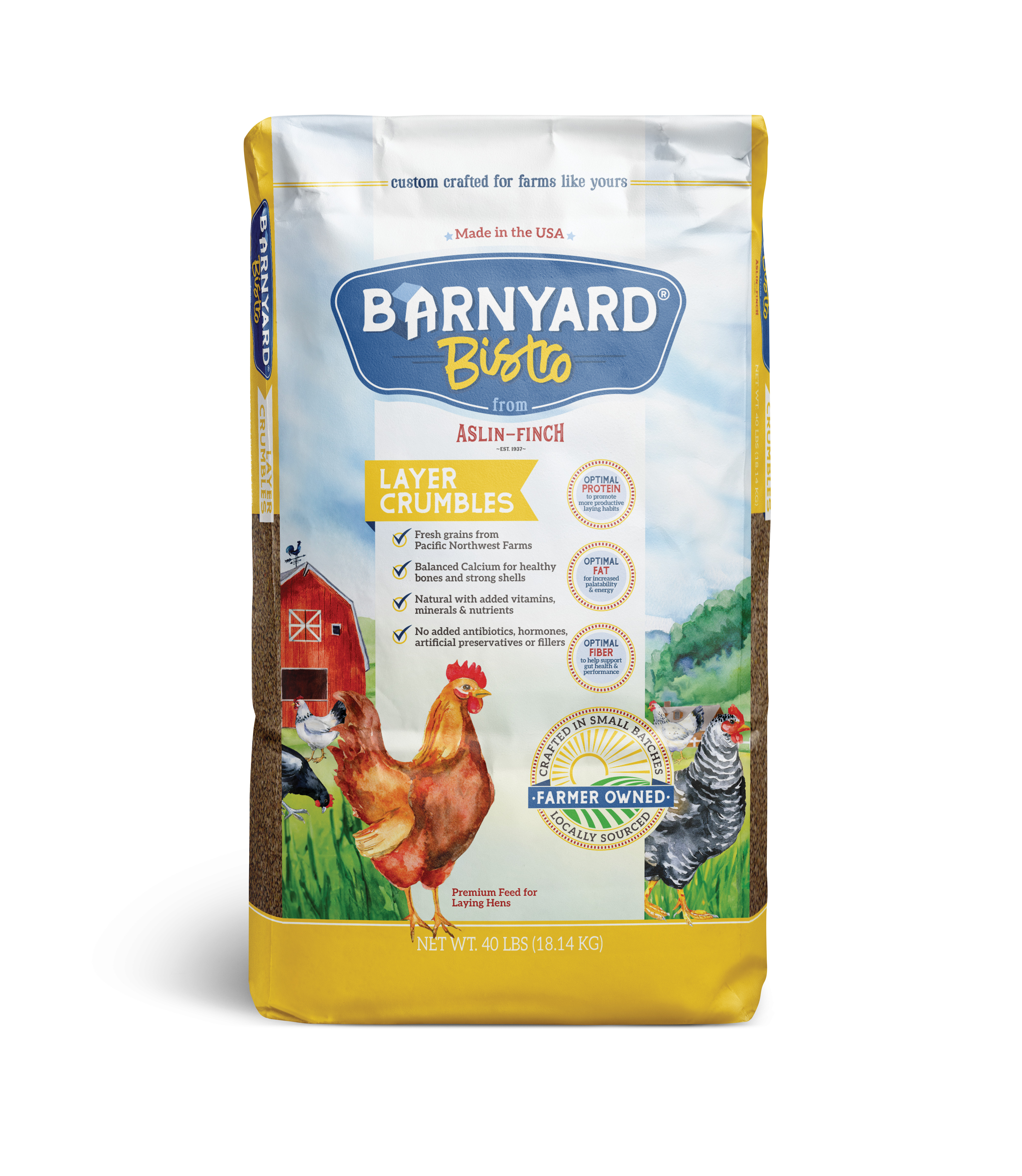 BYB SPECIAL EGG CRUMBLES 16% 40#