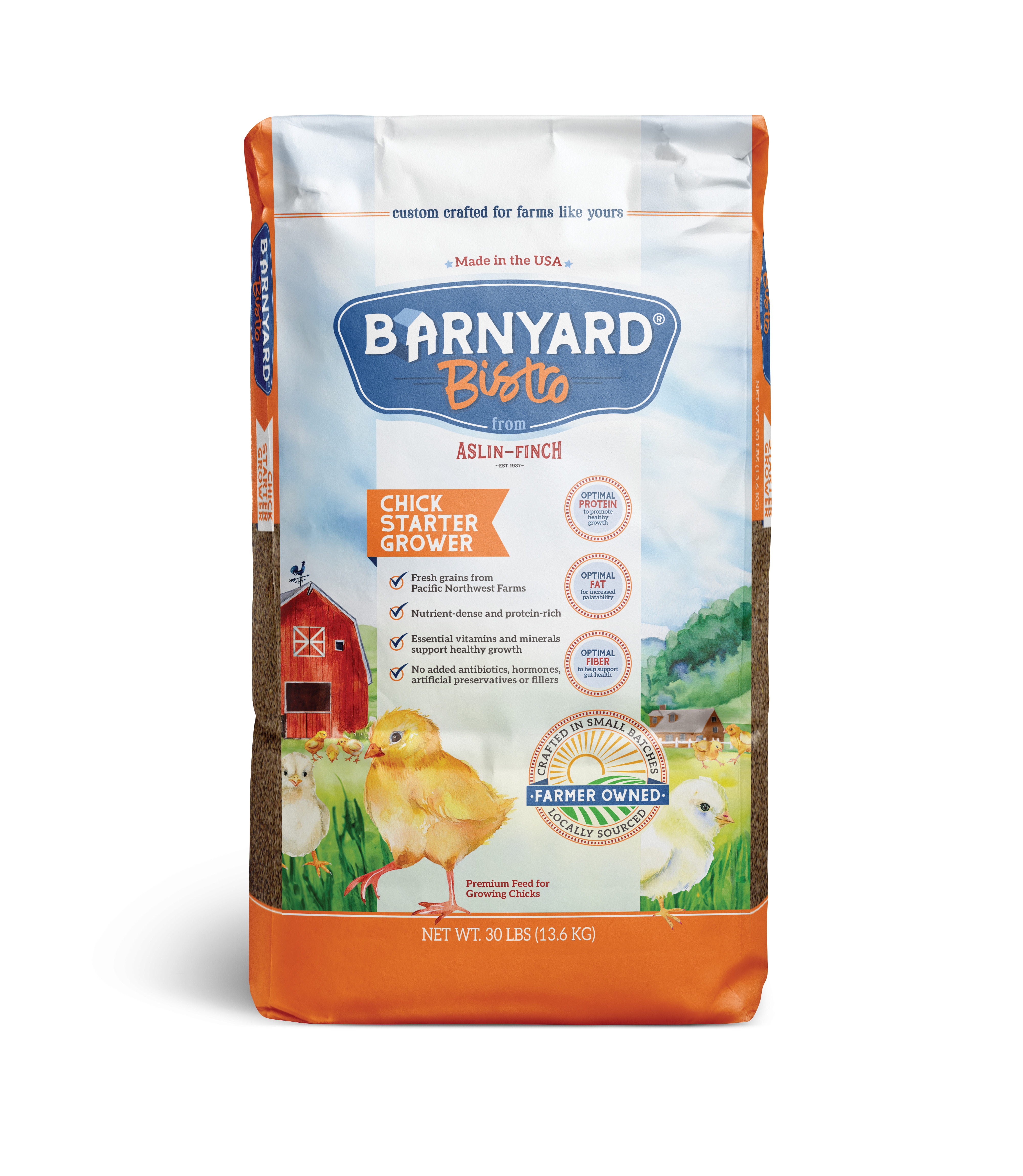BYB CHICK STARTER GROWER 18% 30#