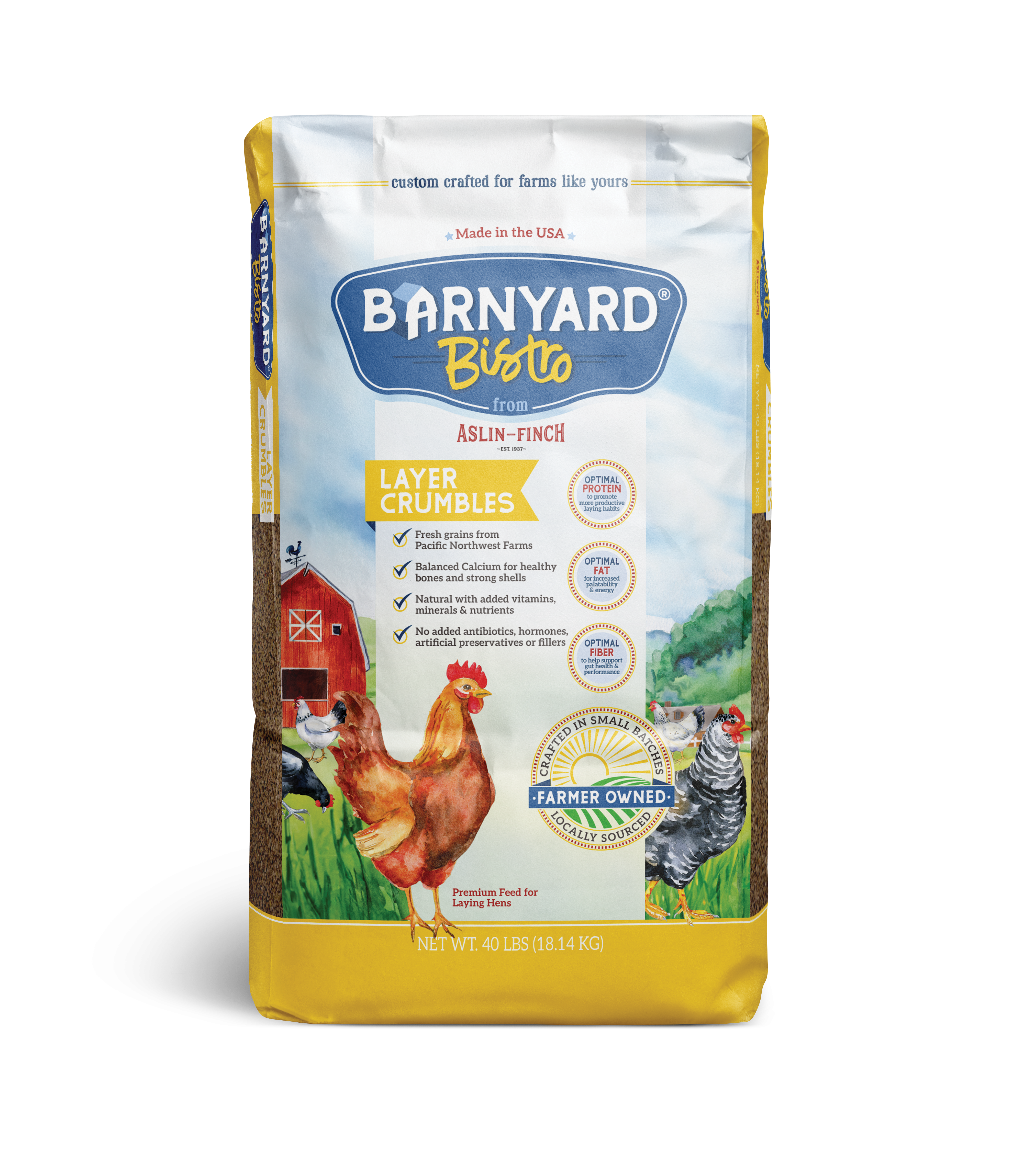 BYB SPECIAL EGG CRUMBLES 16% 40#